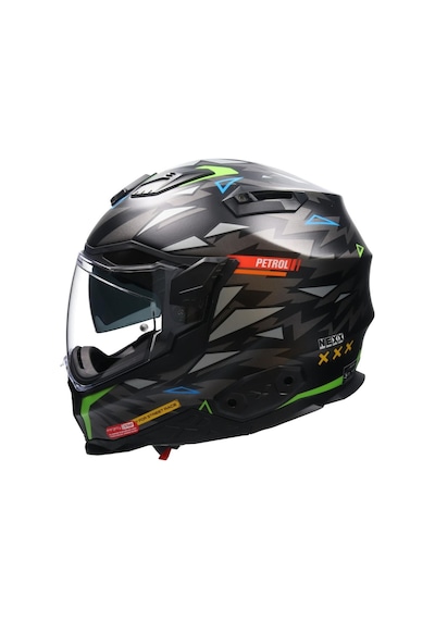 Nexx X.Wst Rockcıty Mat Siyah-Neon Sarı Kapalı Motosiklet Kaskı