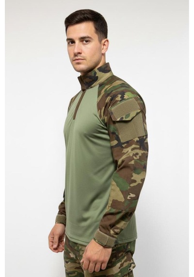 Sıngle Sword Unisex Outdoor Combat Tişört - Usa Kamuflaj, M Beden Usa - 606073822 Usa