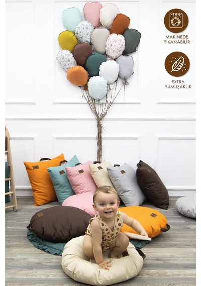 Çocuk Odası Dekorasyonu 3'lü Balon Set, Bebek Odası Dekoratif Balon, Duvar Dekorasyonu