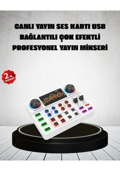 Canlı - 306 - Yayın Ve Karaoke İçin Profesyonel Ses Kartı - Muratech - Bluetooth Destekli