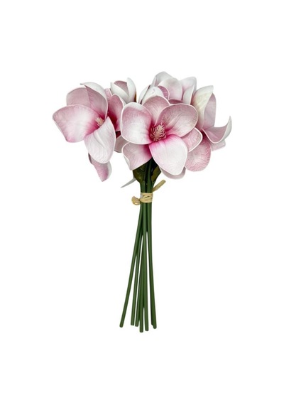 Yapay Çiçek Manolya Letex Eva Magnolia 33cm Pembe Koyu