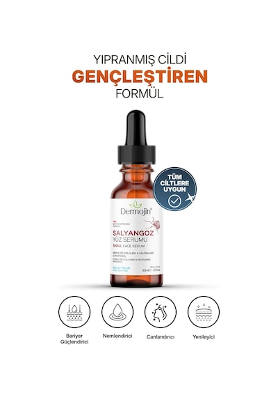Ve  Salyangoz Serumu 30 Ml Glycolic Acid Ve Hydrolyzed Collagen