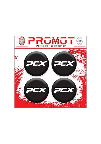 Pcx Uyumlu Damla Sticker 4cm-4 Adet 04 Diğer