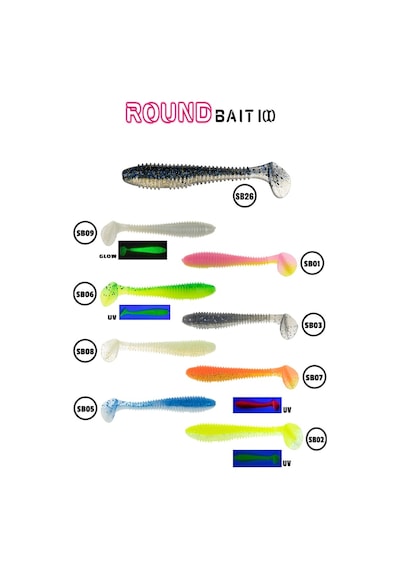 Fujin Round Bait 100mm Sb026 Silikon Balık
