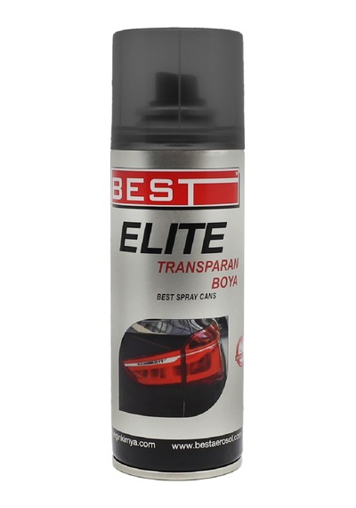 Best Elite Transparan Far Boyası 200 Ml Siyah 1434