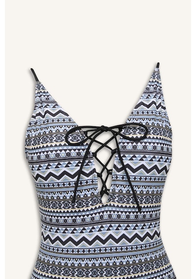 Defacto Regular Fit Etnik Desenli Mayo-fall İn Love T3656az25smbk81 Siyah
