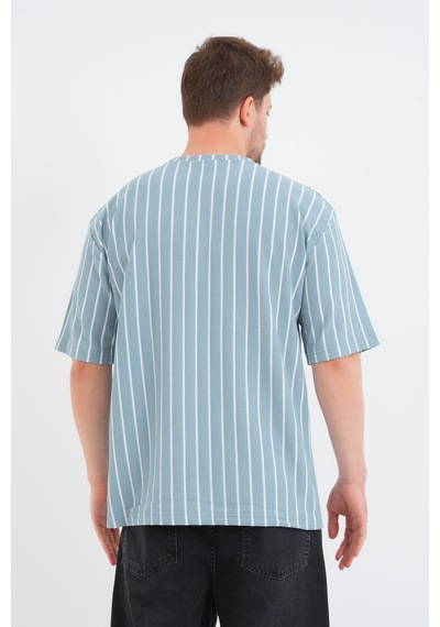 Redline Shift Erkek Oversize Tişört Mavı