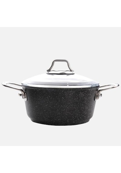 Falez Black Line Granit Döküm 26 CM Derin Tencere