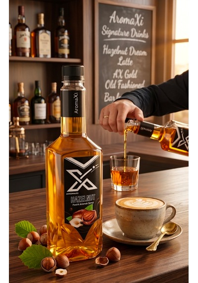 Aromaxi Fındık Aromalı Kahve Şurubu 700 Ml - Latte, Cappuccino Ve Soğuk Kahveler İçin Diğer