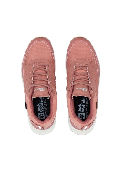 Jack Wolfskin 4051341 2800 Woodland 2 Texapore Low W Outdoor Ayakkabı Pembe Beyaz Pembe Beyaz