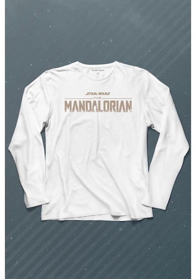 The Mandalorian Bebek Yoda Cep Tasarımı Star Wars Uzun Kollu Tişört Baskılı T-shirt 001