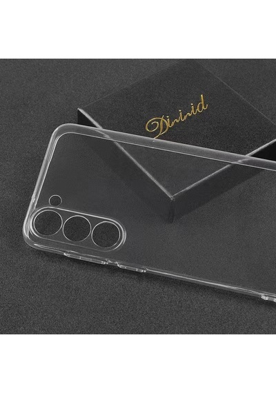 Samsung Galaxy Uyumlu S23 Plus Kılıf Şeffaf Silikon Hibrit Case Kapak