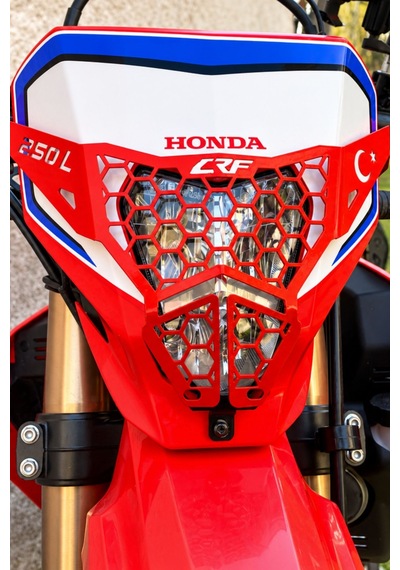 Honda Crf250l 2023 2026 Far Koruma Kırmızı / Crf250 L Far Koruyucu