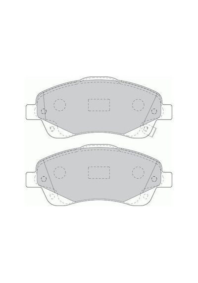Toyota Avensis Ön Fren Balata 2003-2010 0446505130 Gdb3336 1.6, 1.8, 2.0