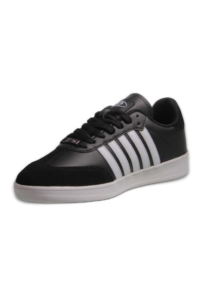 M.P Mp 242-1558 Siyah Beyaz Unisex Bağcıklı Spor Ayakkabı Siyah - Beyaz