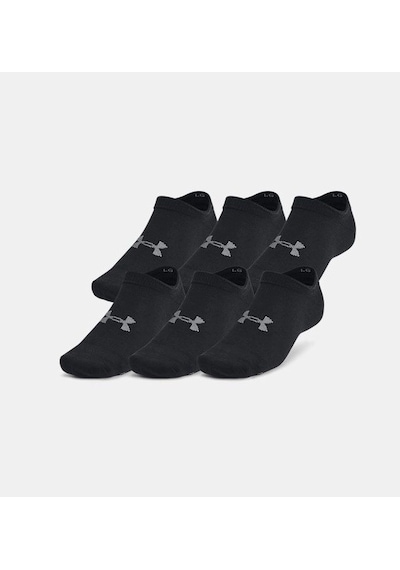 Under Armour Ua Essential No Show 6'lı Unisex Çorap 1382611-001 Siyah