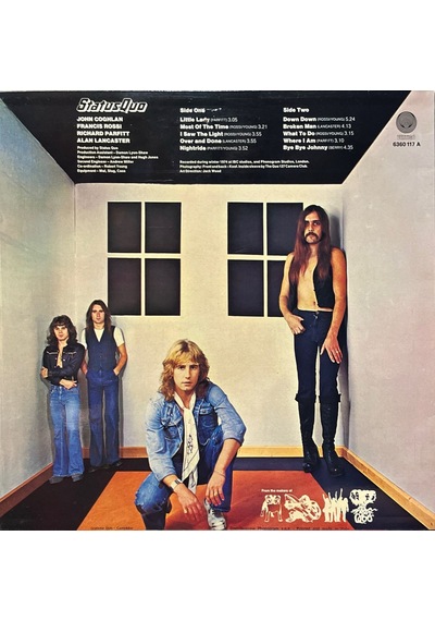 Status Quo On The Level Lp Plak