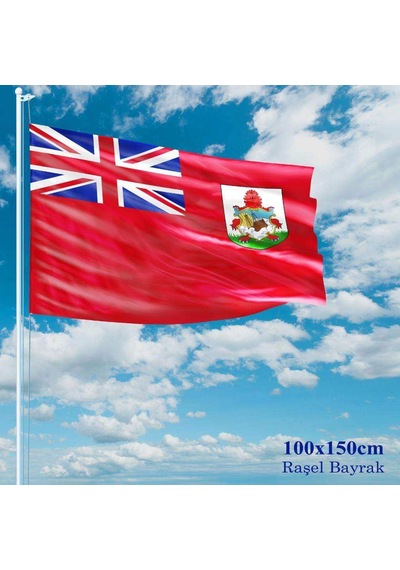 Bermuda Bayrağı - 100x150 Cm 1 Metre X 1,5 Metre - Raşel Kumaş 1