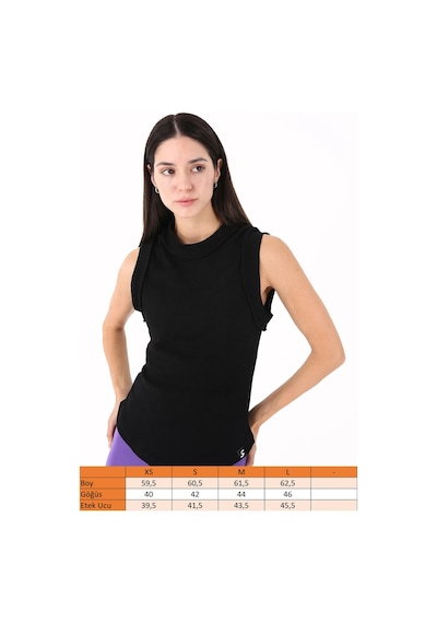 Scorp Outee Kadın Atlet Siyah Çok Renkli
