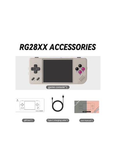 Anbernıc Rg28xx Taşınabilir Retro El Konsolu 4 Renk Seçenekli