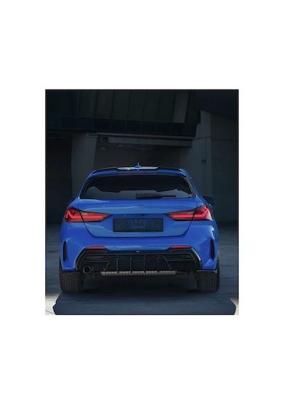 Bmw 1 Serisi F40 2019+ M Paket Body Kit Seti Ön Lip Marşpiyel Difüzör Spoiler Flap