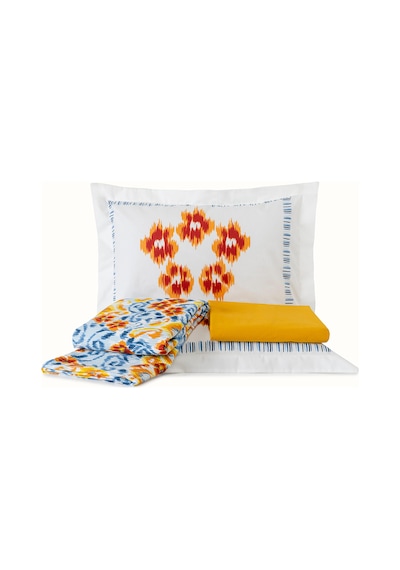 Beliz %100 Pamuk Battal Boy King Size Pike Takımı 240x220 Mavi