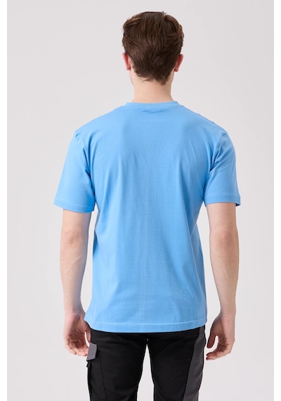 Galanthus V Yaka T-shirt - Nefes Alabilir, Rahat Ve Sade Tasarım A.mavi