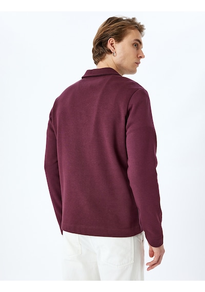 Koton Slogan İşlemeli Pamuk Karışımlı Şardonlu Dikiş Detaylı Yarım Fermuarlı Sweatshirt Bordo 5wam70263mk Koton Slogan İşlemeli Pamuk Karışımlı Şardonlu Dikiş Detaylı Yarım Fermuarlı Sweatshirt Bordo 5wam70263mk
