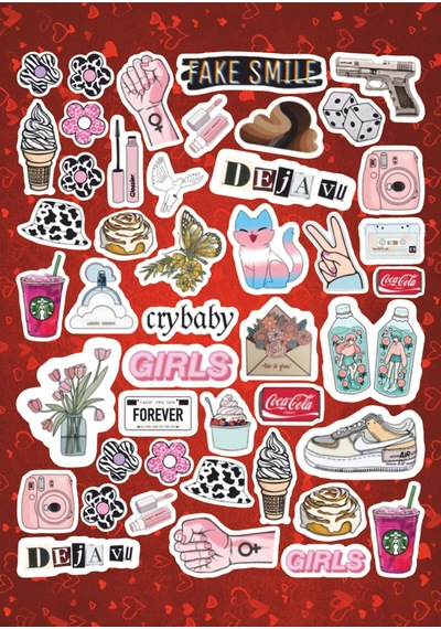 Dejavu Temalı Sticker Seti Laptop Ajanda Pc Tablet Telefon Defter Etiket Bullet Journal Diğer