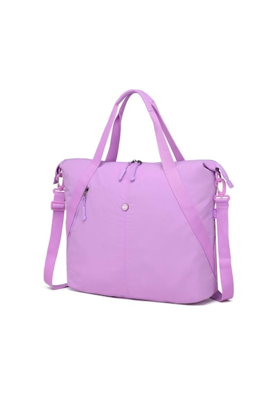 Smart Bags Mikro Poly Kumaş Büyük Boy Kadın Omuz Çantası 3335 Lila