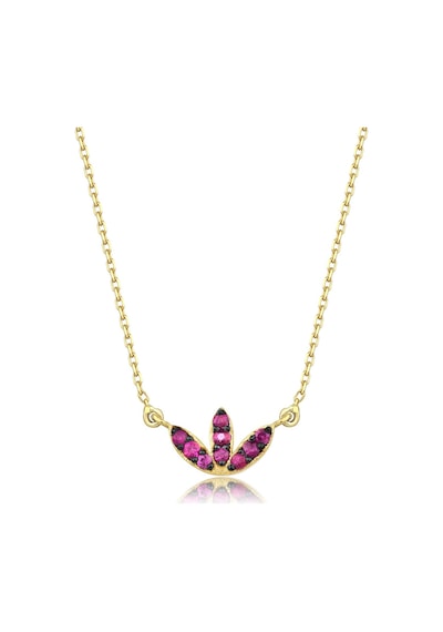 Yakut Lotus Çiçeği Kolye 06418071