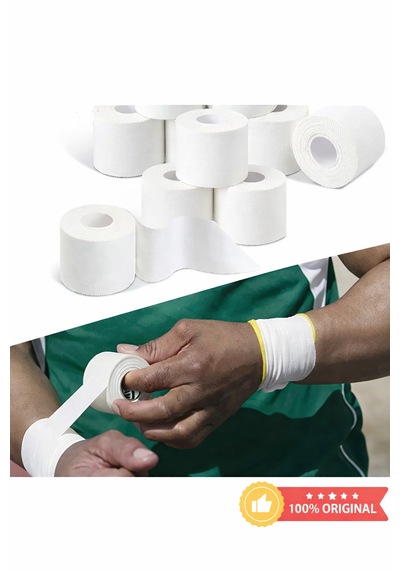 Rijit Fiksasyon Yapışkanlı Sporcu Bandajı 3.7cm X 10 Metre Siyah