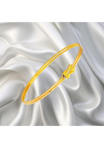Leva Gold 22 Ayar Sevgi Modelli Aşk Düğümü Bilezik 15 Gr
