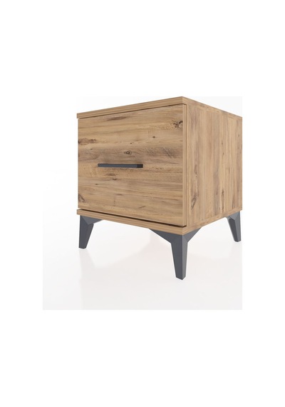 Hyperion Komodin Tek Çekmeceli 44x44x48 Çam-çam Atlas Çam