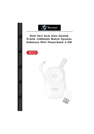 Özel Seri Açık Alan Günlük Pratik 1200mah Watch Uyumlu Kablosuz Mini Powerbank 2.5w Diğer