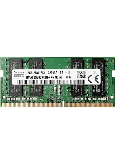 SK Hynix HMA82GS6CJR8N-XN 16 GB DDR4 3200 Mhz 2Rx8 PC4-3200AA Ram
