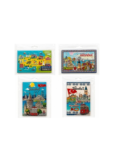 İstanbul Temalı Silikon Buzdolapı Süsü Magnet