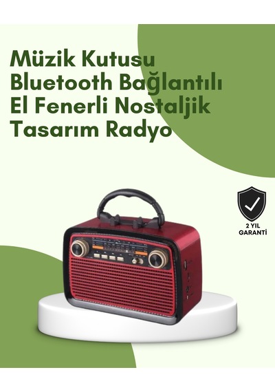 Kablosuz Bluetooth Hoparlör Yüksek Ses Kalitesi Uzun Pil Ömrü Fm Ve Am Radyo Fonksiyonu