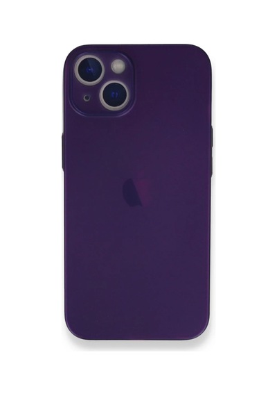 Apple Uyumlu iPhone 14 Plus Uyumlu Kılıf Pp Ultra İnce Kapak - Mor