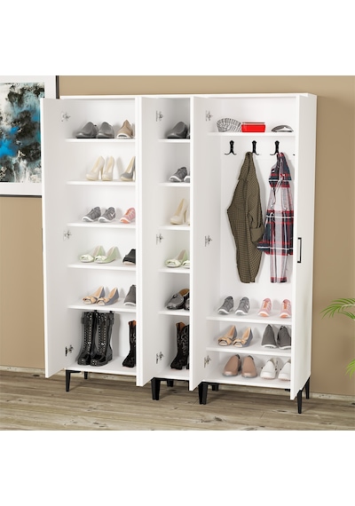 Kalender Dekor Alba-1-2-3 Alb01 Portmanto Vestiyer Ayakkabılık