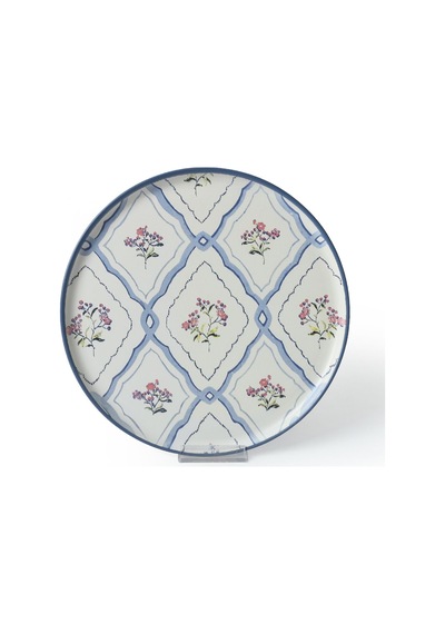 Keramika Floral Waves Nordic Servis Tabağı 28 Cm 6 Adet 22668 Çok Renkli