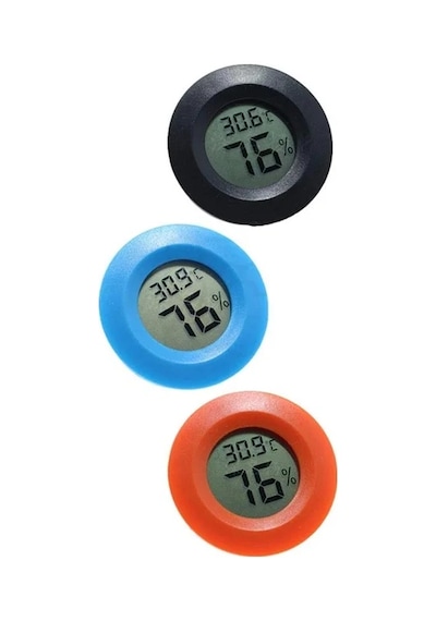 Powermaster Pm-24303 Yuvarlak Dijital Mini Nem Ölçer Termometre - Higrometre