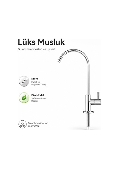 Su Arıtma Cihazı Lüks Krom Musluk Eko Model 608506019