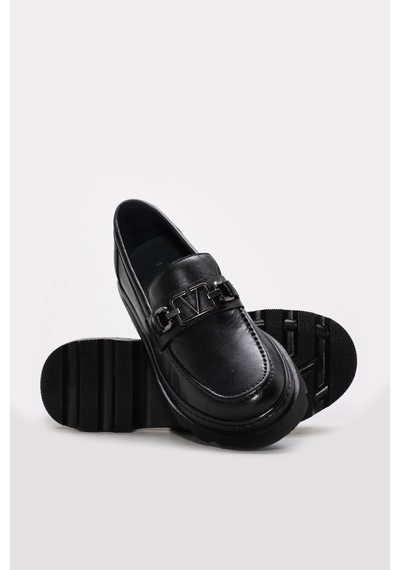 Fast Step Hakiki Deri Kadın Casual Ayakkabı 313za1012 Siyah