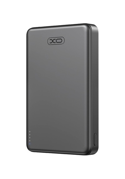 Pr296 10000 Mah 22.5w Magsafe Uyumlu Manyetik Hızlı Şarj Metal Powerbank Gri