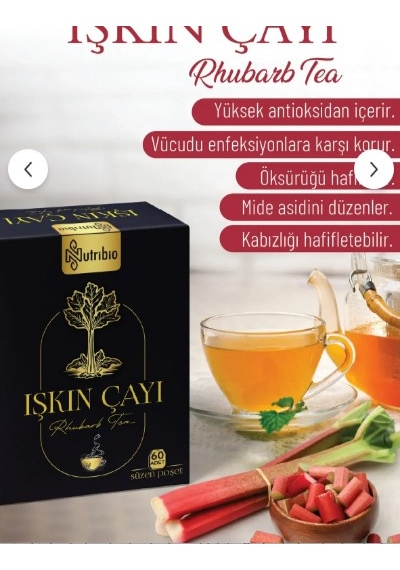 Işkın Çayı %100 Doğal Bitkisel Çay- 60'lı Süzen Poşet