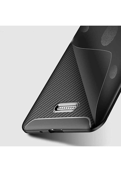 Xiaomi Redmi 6a Kılıf Zore Negro Silikon Kapak Kahverengi