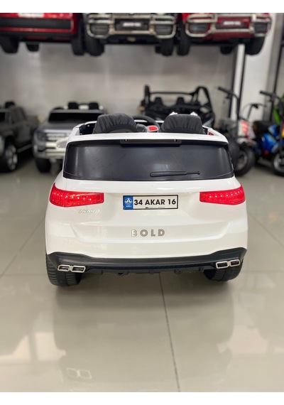 Bmw Akülü Araba 0-6 Yaş Beyaz