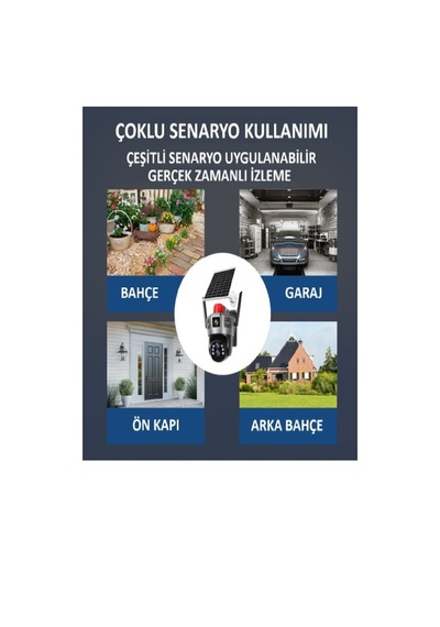 Okam Pro 6020 15mp 3 Lensli 4g Esım Destekli Güneş Enerjili Güven