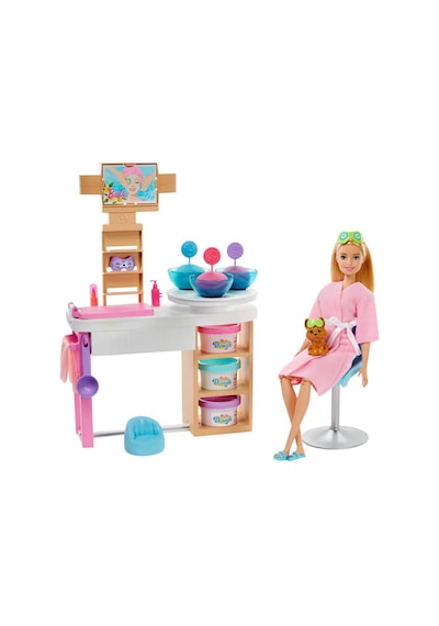 Barbie Yüz Bakımı Yapıyor Oyun Seti    Gjr84
